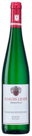 Schloss Lieser - Wehlener Sonnenuhr Riesling Spatlese 2018 - R.PARKER 94/2017 PKT
