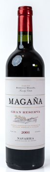 Vina Magana Gran Reserva Navarra 2001 ROBERT PARKER 92 PKT , ANDREAS LARSSON 92 PKT