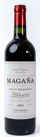 Vina Magana Gran Reserva Navarra 2001 ROBERT PARKER 92 PKT , ANDREAS LARSSON 92 PKT