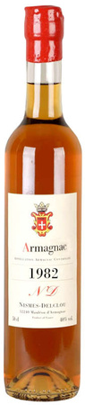 Armagnac 1982 Nismes Delclou  50cl 40° with gift box