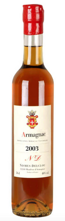 Armagnac 2003 Nismes Delclou  50cl 40° with gift box