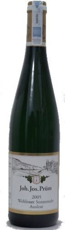 J.J. Prum - Riesling Auslese Goldkapsel Wehlener Sonnenuhr 2005 - GAULT MILLAU 97 PKT