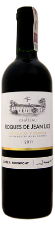 Roques de Jean Lice Bordeaux Superieur 2016  - S.Derenoncourt/Thienpont Family Crus 