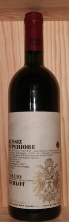 WINO ROCZNIK 1988 - MERLOT COLLIO RUSSIZ SUPERIORE  RUSSIZ 